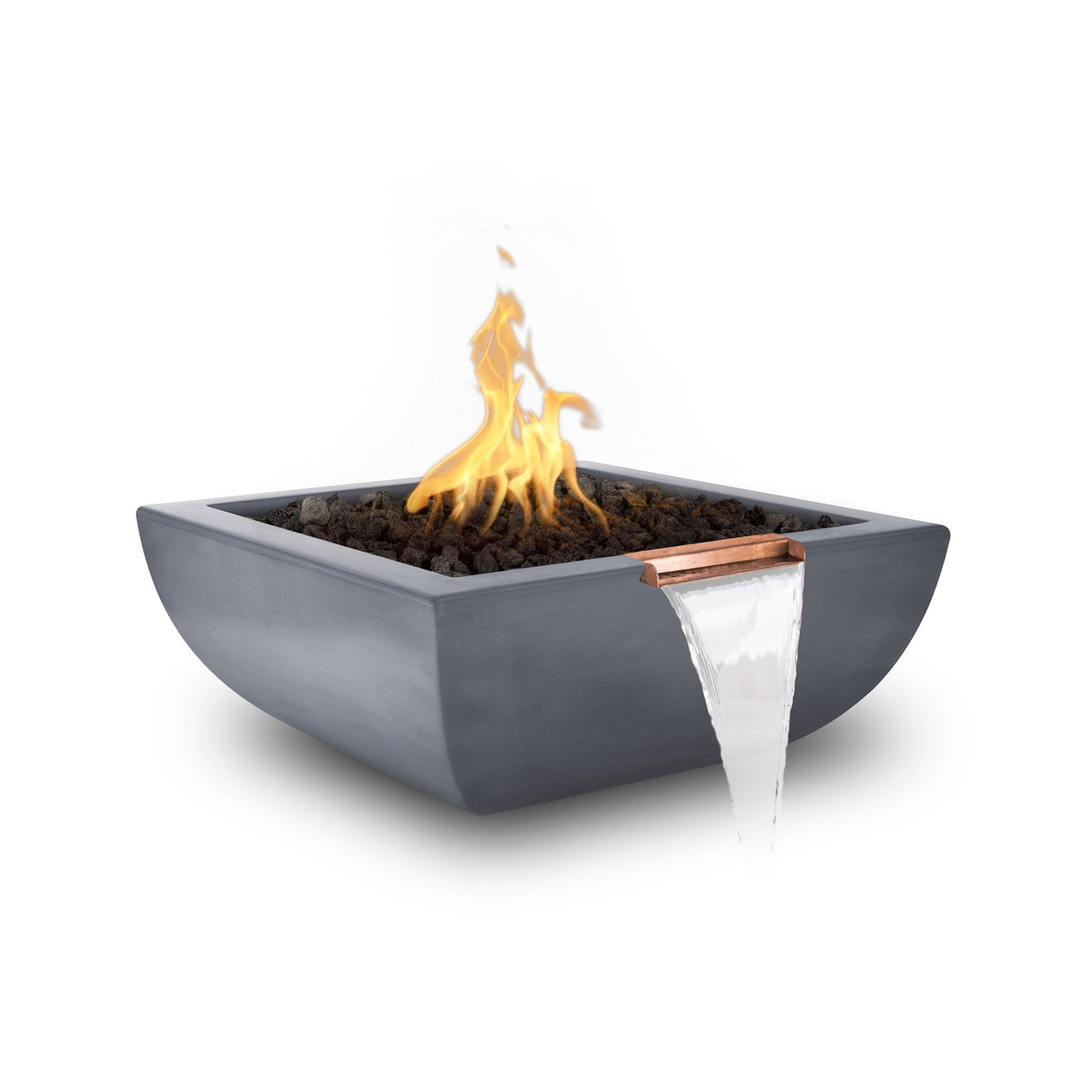 The Outdoor Plus 24" Avalon GFRC Fire & Water Bowl