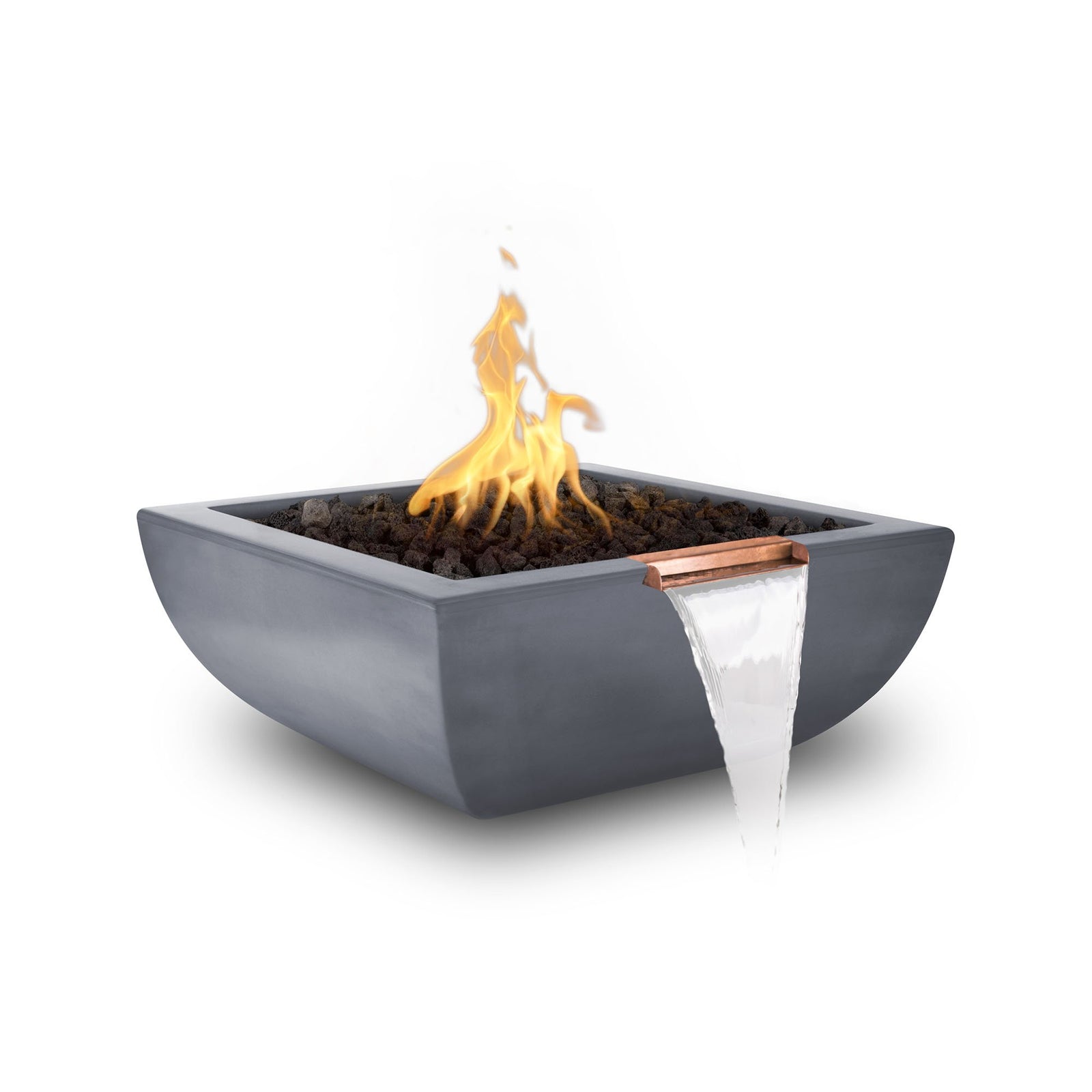 The Outdoor Plus 24" Avalon GFRC Fire & Water Bowl