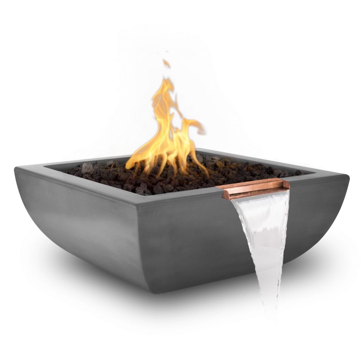 The Outdoor Plus 30" Avalon GFRC Fire & Water Bowl