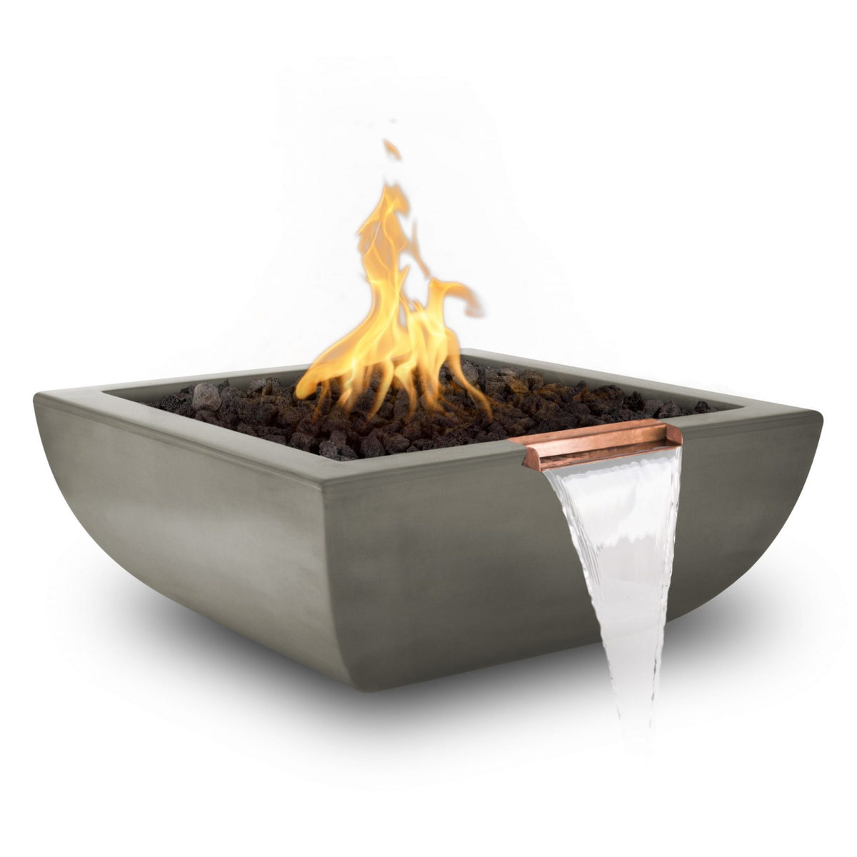 The Outdoor Plus 24" Avalon GFRC Fire & Water Bowl