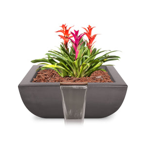 The Outdoor Plus 36" Avalon GFRC Planter Bowl with Water
