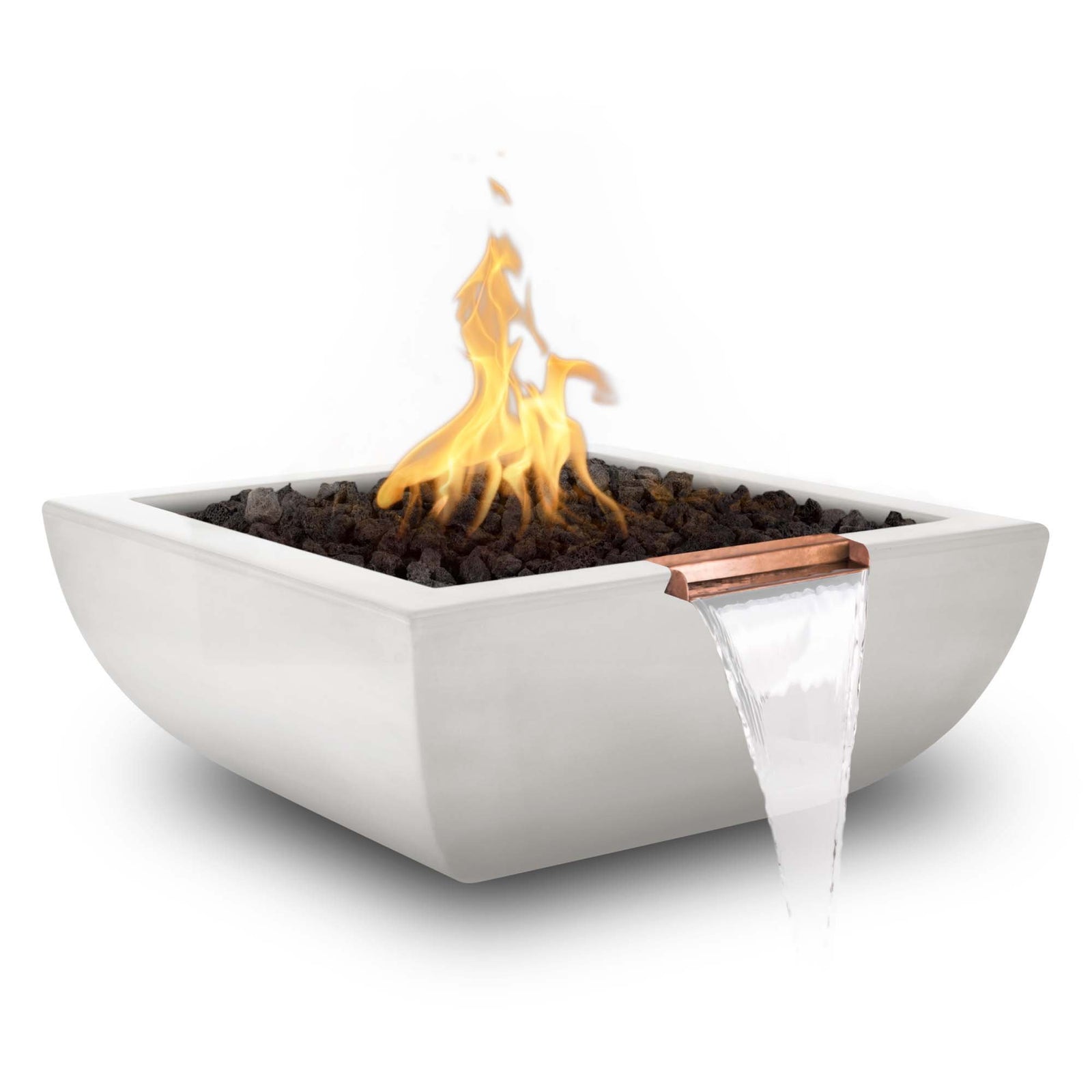 The Outdoor Plus 30" Avalon GFRC Fire & Water Bowl