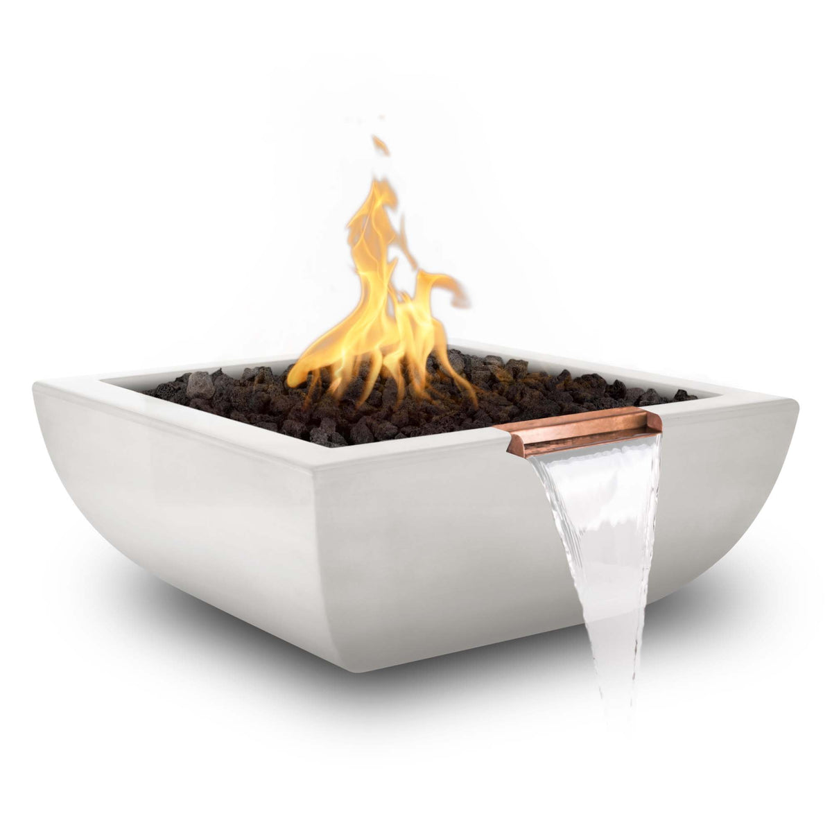 The Outdoor Plus 36" Avalon GFRC Fire &amp; Water Bowl
