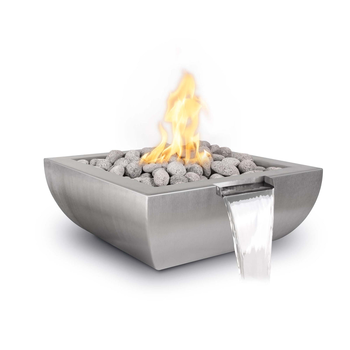 The Outdoor Plus 24" Avalon Stainless Steel Fire &amp; Water Bowl