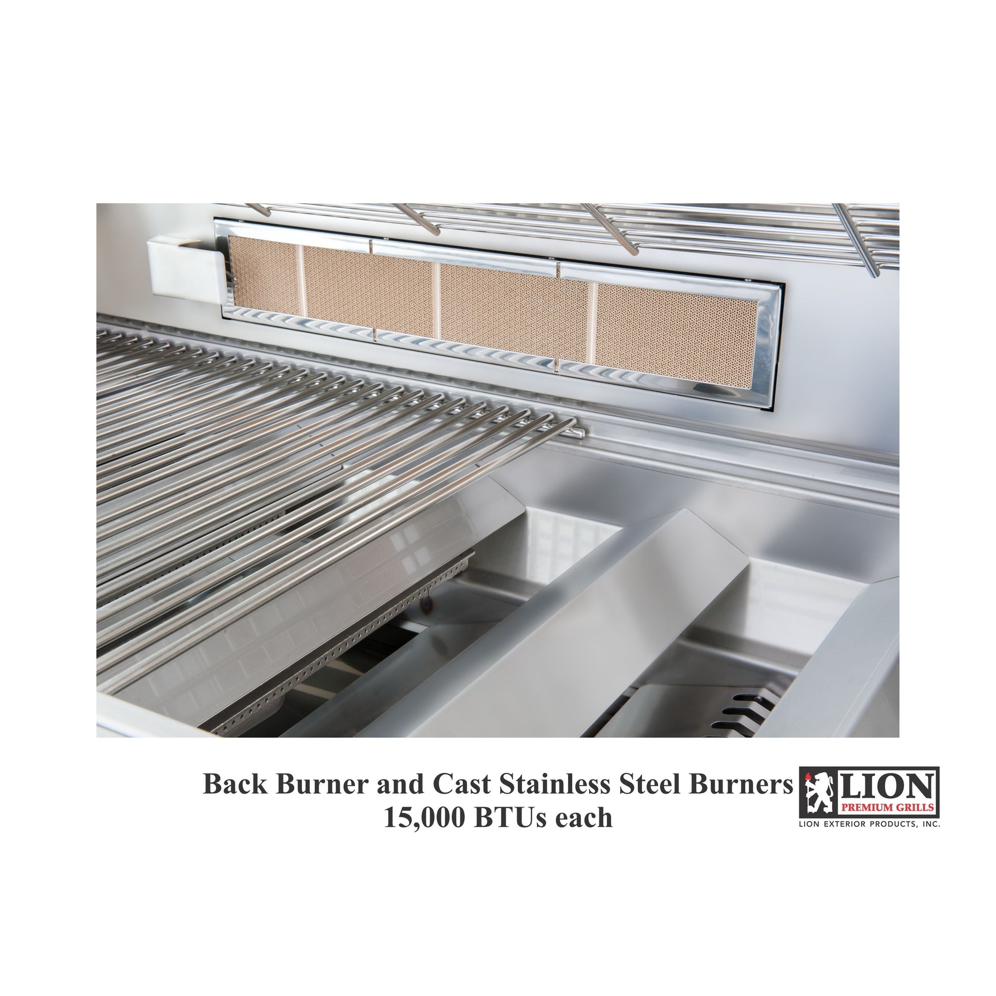Back Burner and Cast Stainless Steel Burners