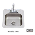 Lion Premium Bar Faucet and Sink