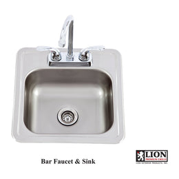 Lion Premium Bar Faucet and Sink