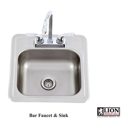 Bar Faucet and Sink