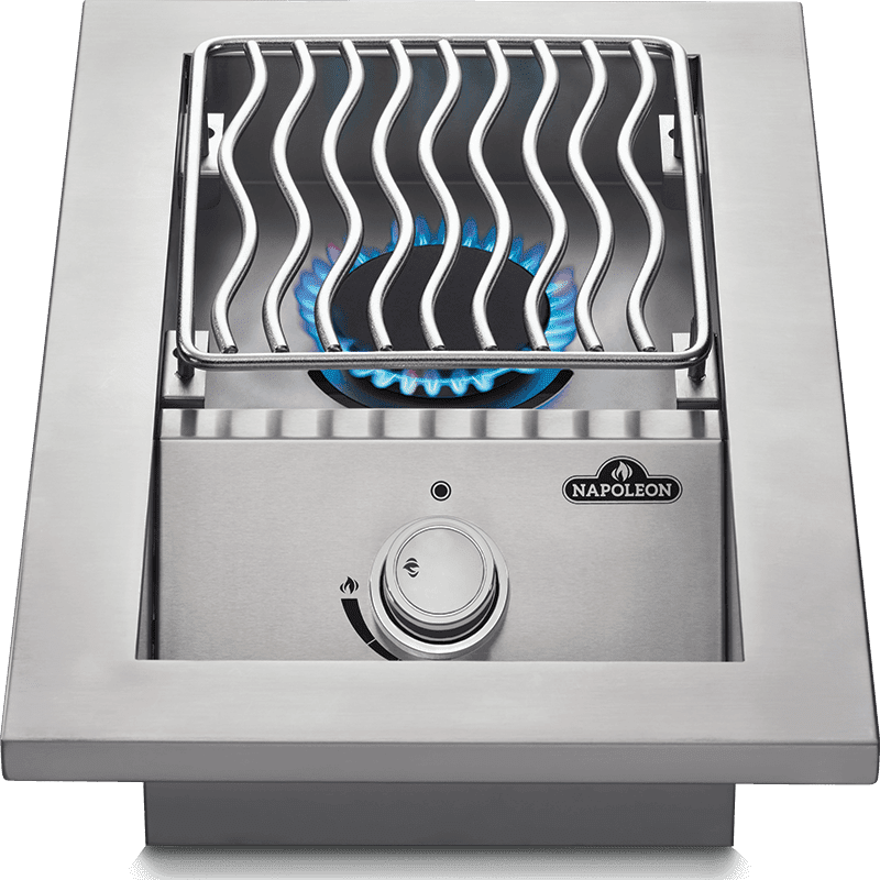 Napoleon BUILT-IN 500 SERIES SINGLE RANGE TOP BURNER with Stainless Steel Cover
