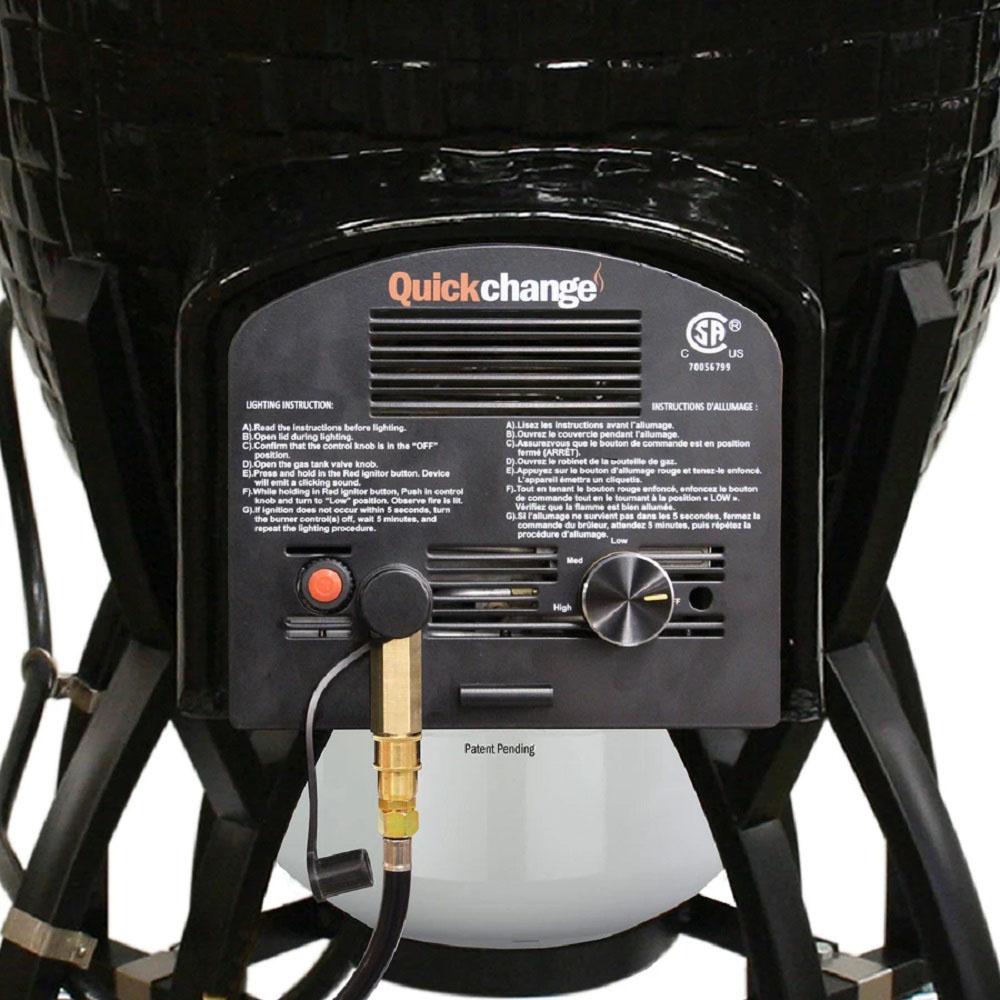 Icon Kamado Grill Charcoal to Propane Insert CGINSERTLP - front view image 2