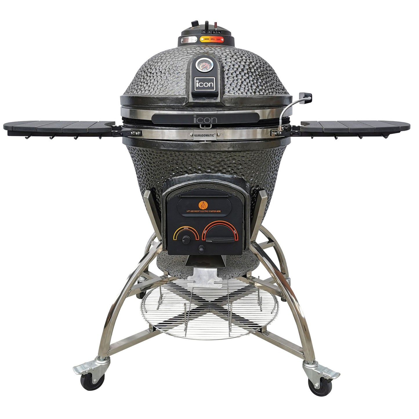 Icon XD702 Maxis Kamado grill, Gunmetal
