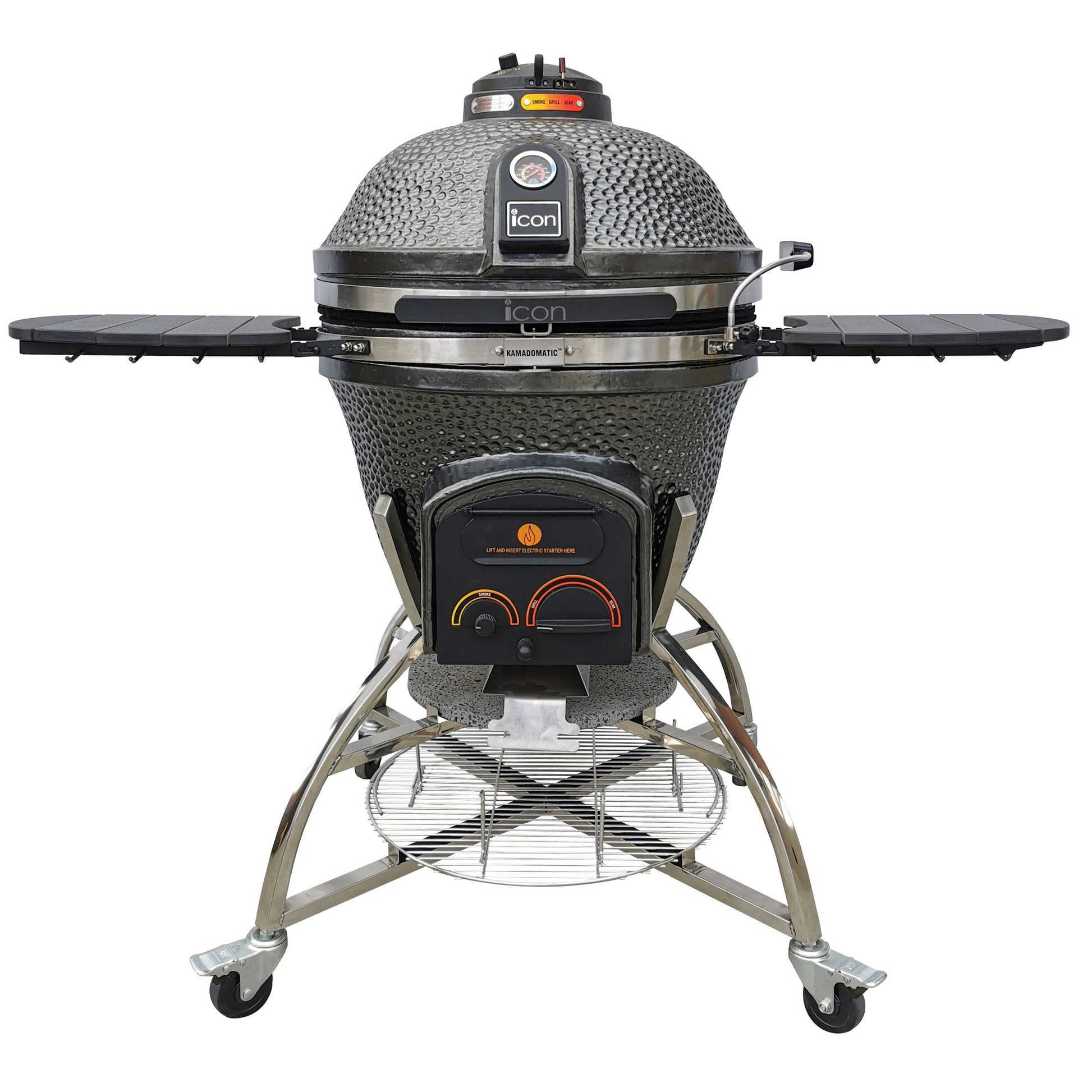 Icon XD702 Maxis Kamado grill, Gunmetal