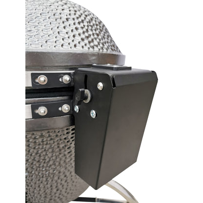 Icon XD702 Maxis Kamado Grill Gunmetal CGXD702G - close-up texture detail image 11
