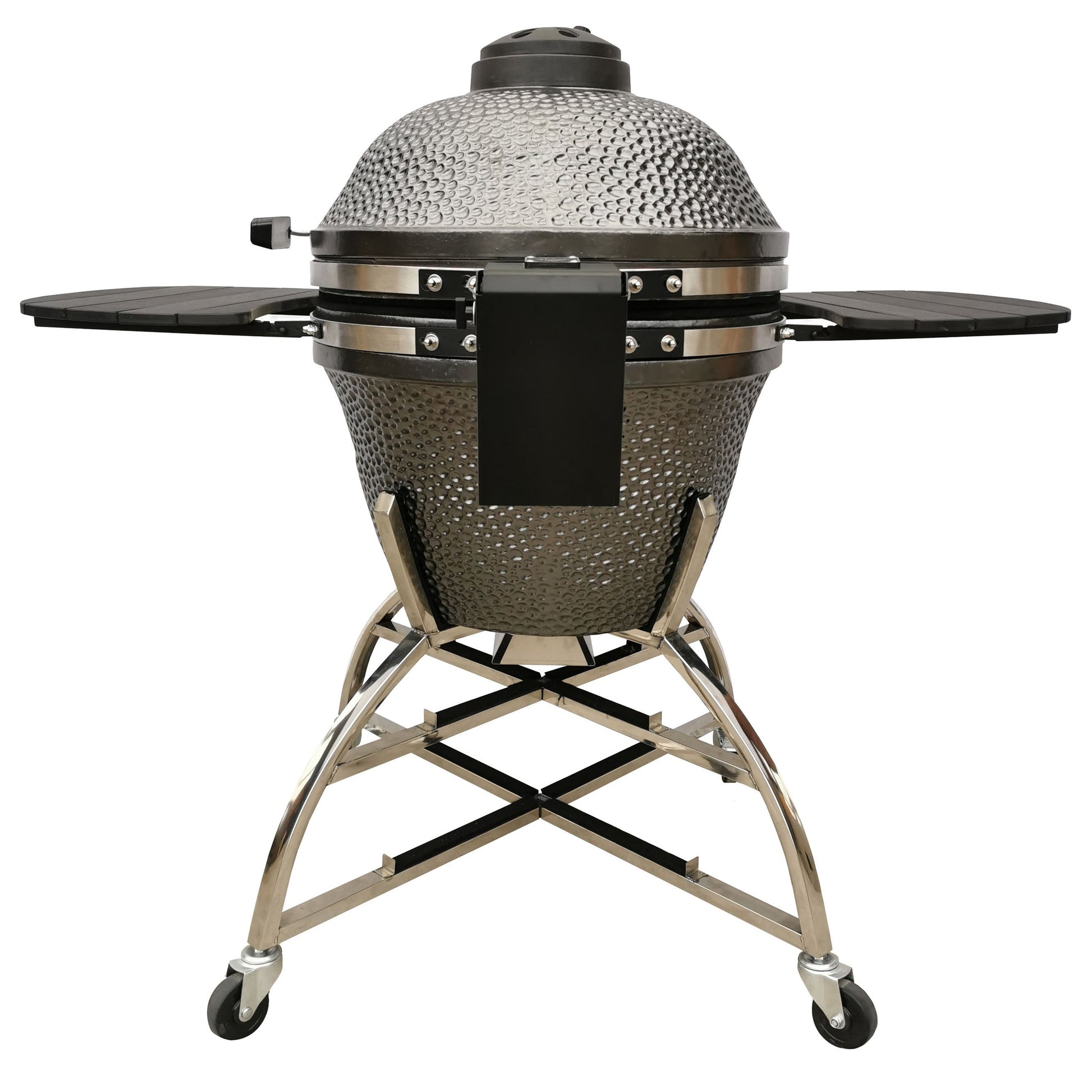 Icon XD702 Maxis Kamado Grill Gunmetal CGXD702G - side profile view image 4