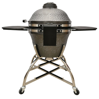 Icon XD702 Maxis Kamado Grill Gunmetal CGXD702G - side profile view image 4