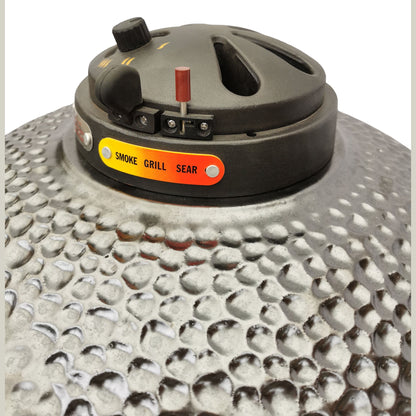 Icon XD702 Maxis Kamado Grill Gunmetal CGXD702G - vent and damper detail image 9