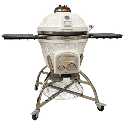 Icon XD702 Maxis Kamado Grill White CGXD702W - front view image 2