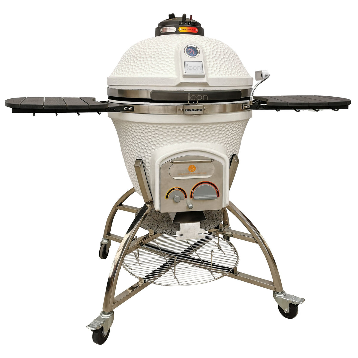 Icon XD702 Maxis Kamado Grill White CGXD702W - front view image 2