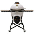 Icon XR402 Deluxe Kamado Grill, White
