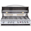 Cal Flame P6 P-Series 46 Inch 6 Burner Built In Grill with Rotisserie, Griddle BBQ19P06