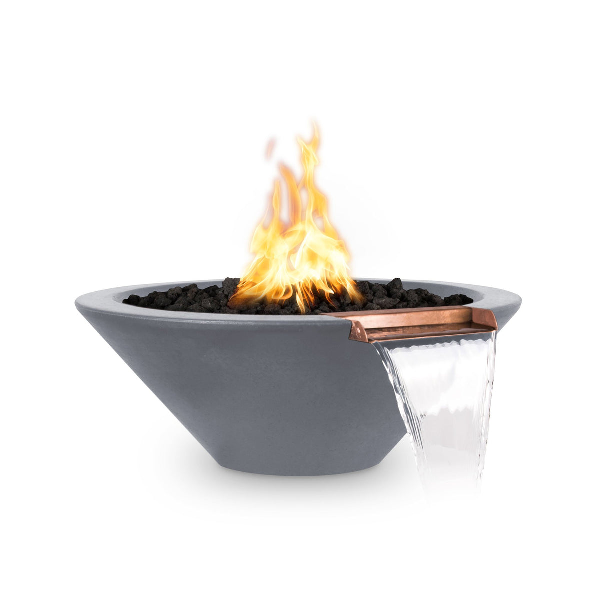 The Outdoor Plus 36" Cazo GFRC Fire &amp; Water Bowl