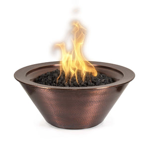The Outdoor Plus 30" Cazo Hammered Copper Fire Bowl