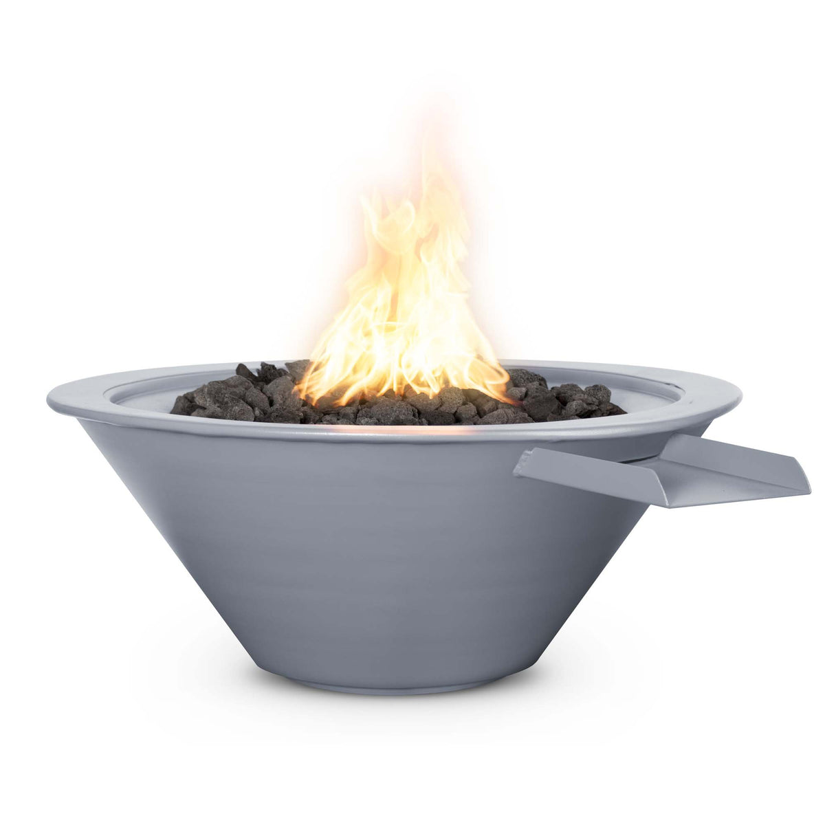 The Outdoor Plus 30" Cazo Powder Coated Fire &amp; Water Bowl