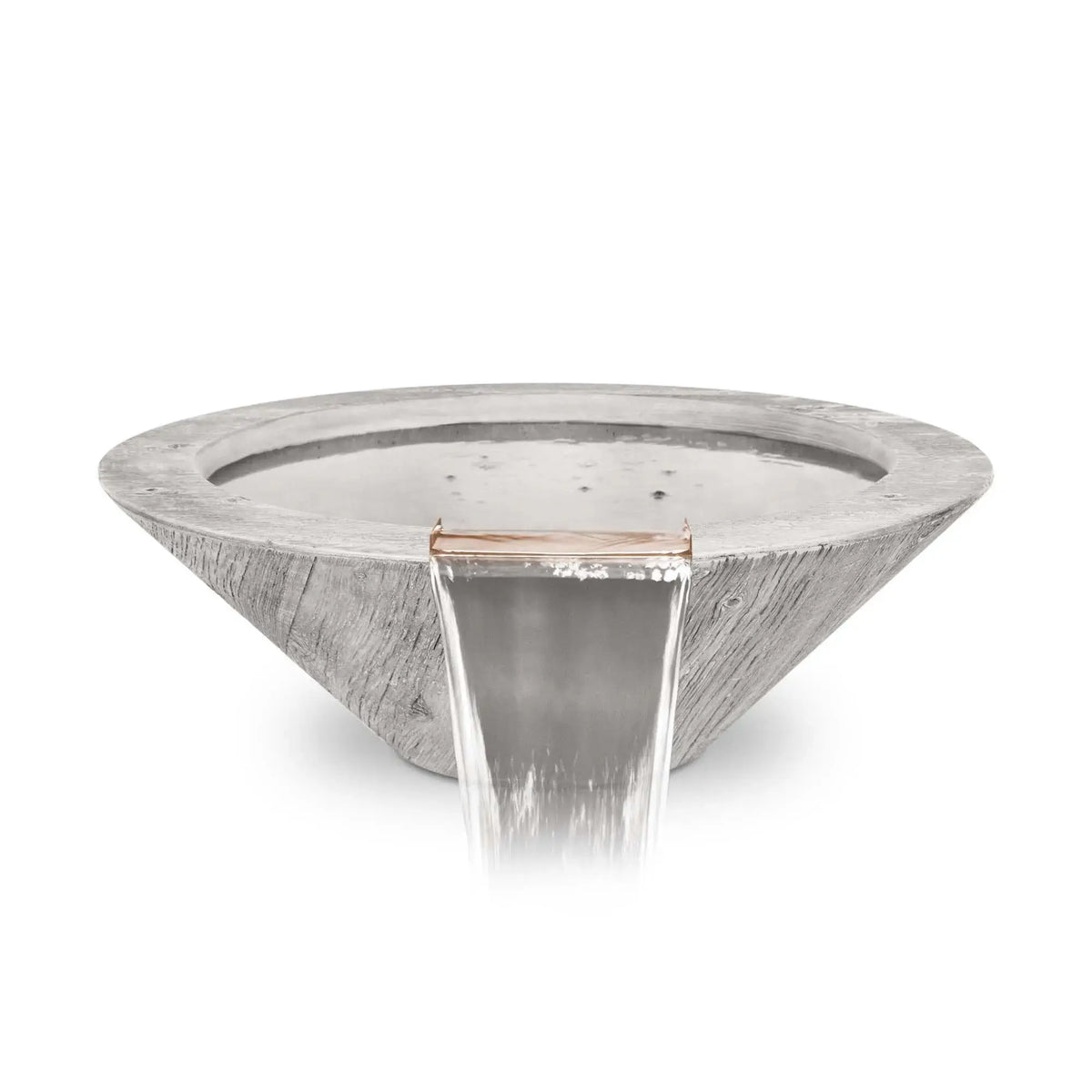 The Outdoor Plus 32" Cazo Wood Grain Water Bowl
