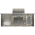 RTA Outdoor Living 8 Foot Outdoor Kitchen Grill Island RTAC-G8