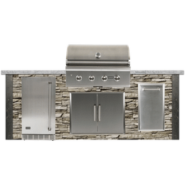 RTA Outdoor Living 8 Foot Outdoor Kitchen Grill Island RTAC-G8