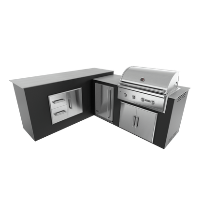 Pitch Black, Double Access Doors - Left, 36" Coyote C Series Grill - Liquid Propane, 36" Coyote C Series Grill - Natural Gas