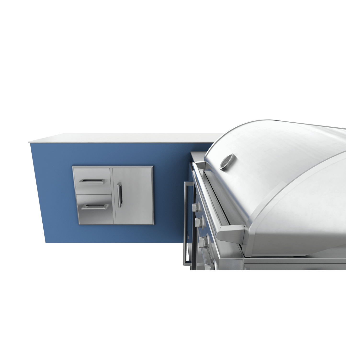 Navy Marine, Double Access Doors - Left, 36" Coyote C Series Grill - Liquid Propane, 36" Coyote C Series Grill - Natural Gas