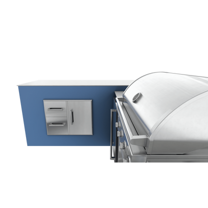 Navy Marine, Double Access Doors - Left, 36" Coyote C Series Grill - Liquid Propane, 36" Coyote C Series Grill - Natural Gas