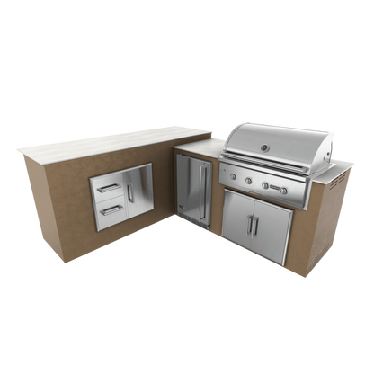 Rubbed Bronze, Double Access Doors - Left, 36" Coyote C Series Grill - Liquid Propane, 36" Coyote C Series Grill - Natural Gas