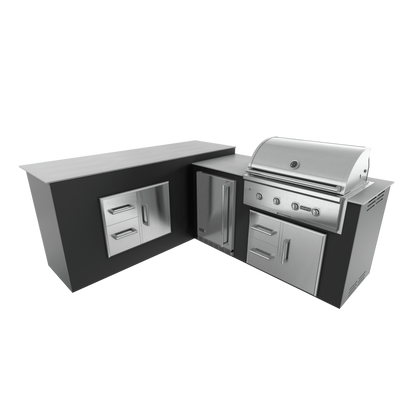 Pitch Black, Drawer Door Storage - Left, 36" Coyote C Series Grill - Liquid Propane, 36" Coyote C Series Grill - Natural Gas