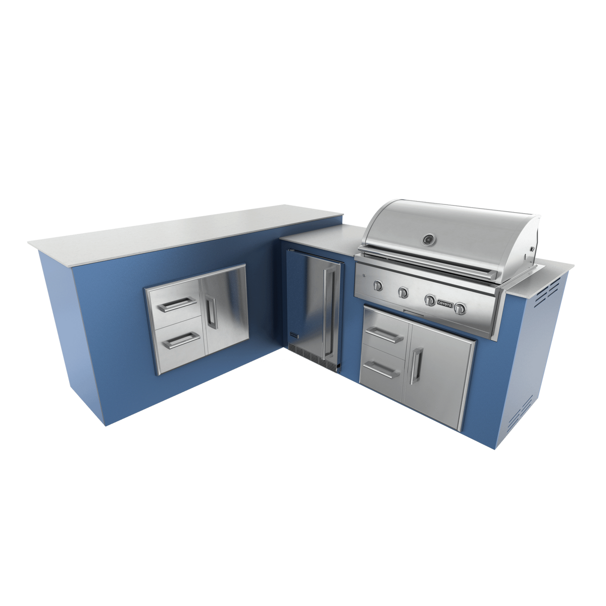 Navy Marine, Drawer Door Storage - Left, 36" Coyote C Series Grill - Liquid Propane, 36" Coyote C Series Grill - Natural Gas