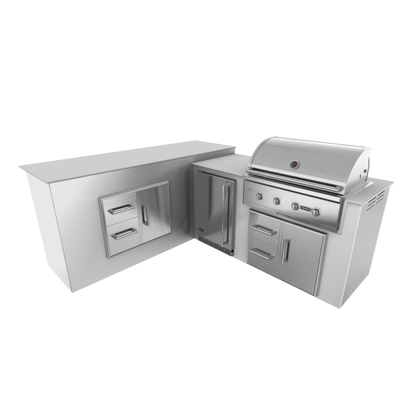 Pure White, Drawer Door Storage - Left, 36" Coyote C Series Grill - Liquid Propane, 36" Coyote C Series Grill - Natural Gas