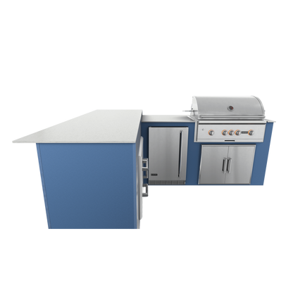Navy Marine, Double Access Doors - Left, 36" Coyote S Series Grill - Liquid Propane, 36" Coyote S Series Grill - Natural Gas