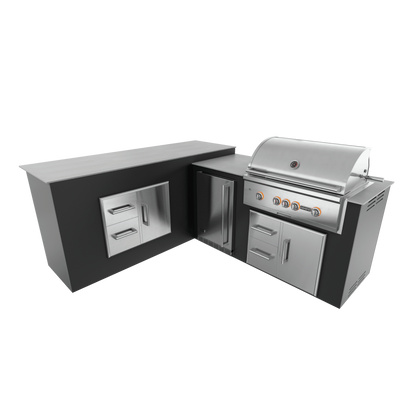 Pitch Black, Drawer Door Storage - Left, 36" Coyote S Series Grill - Liquid Propane, 36" Coyote S Series Grill - Natural Gas