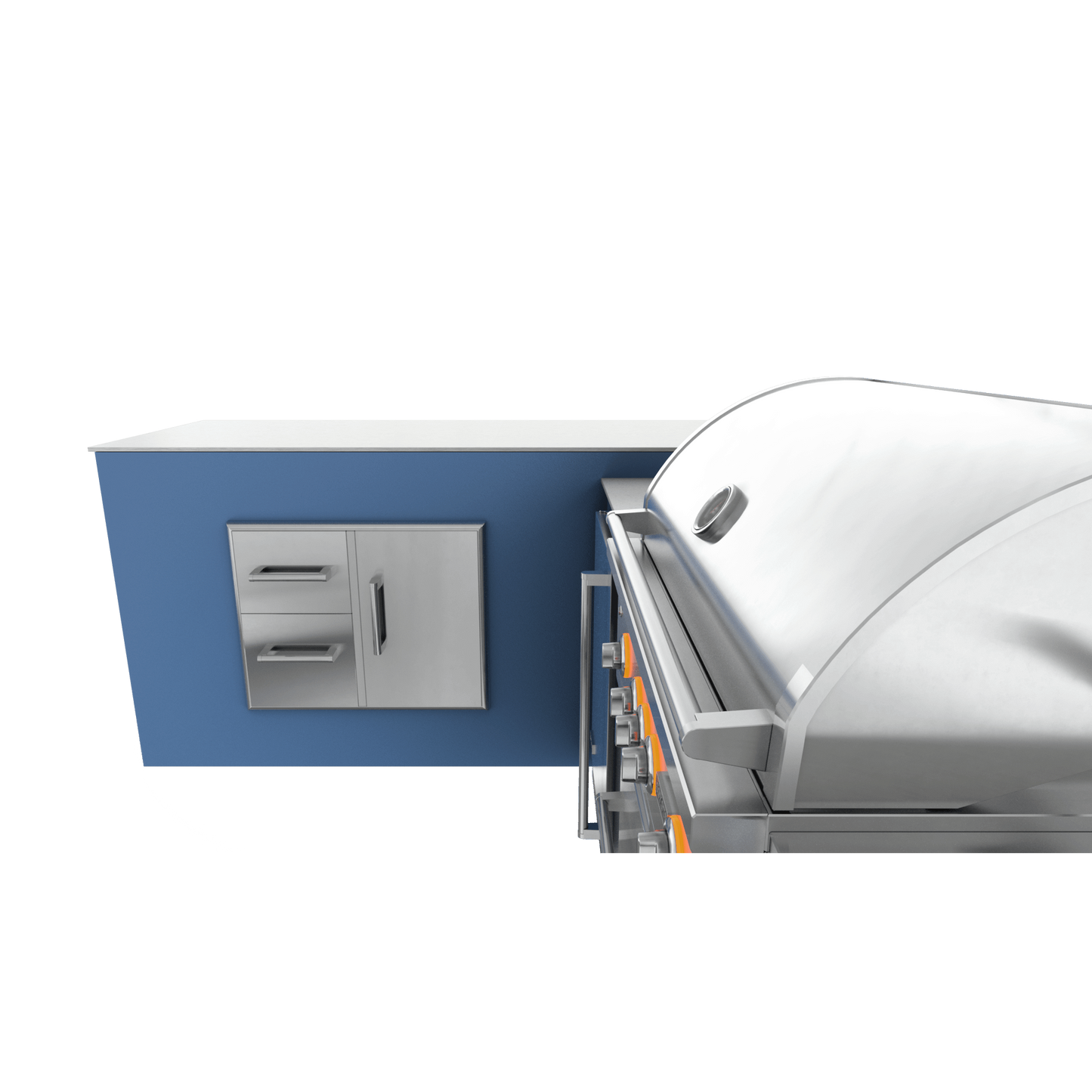 Navy Marine, Drawer Door Storage - Left, 36" Coyote S Series Grill - Liquid Propane, 36" Coyote S Series Grill - Natural Gas
