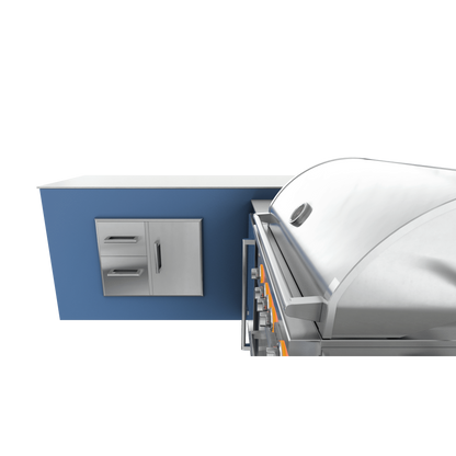 Navy Marine, Drawer Door Storage - Left, 36" Coyote S Series Grill - Liquid Propane, 36" Coyote S Series Grill - Natural Gas