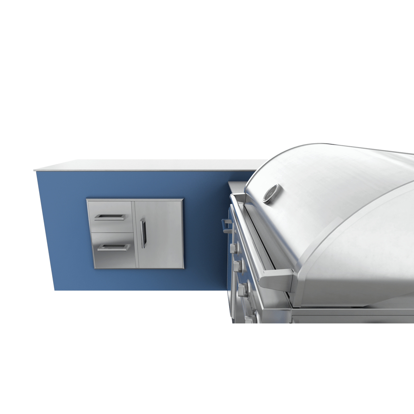 Navy Marine, Double Access Doors - Left, 36" Coyote C Series Grill - Liquid Propane, 36" Coyote C Series Grill - Natural Gas