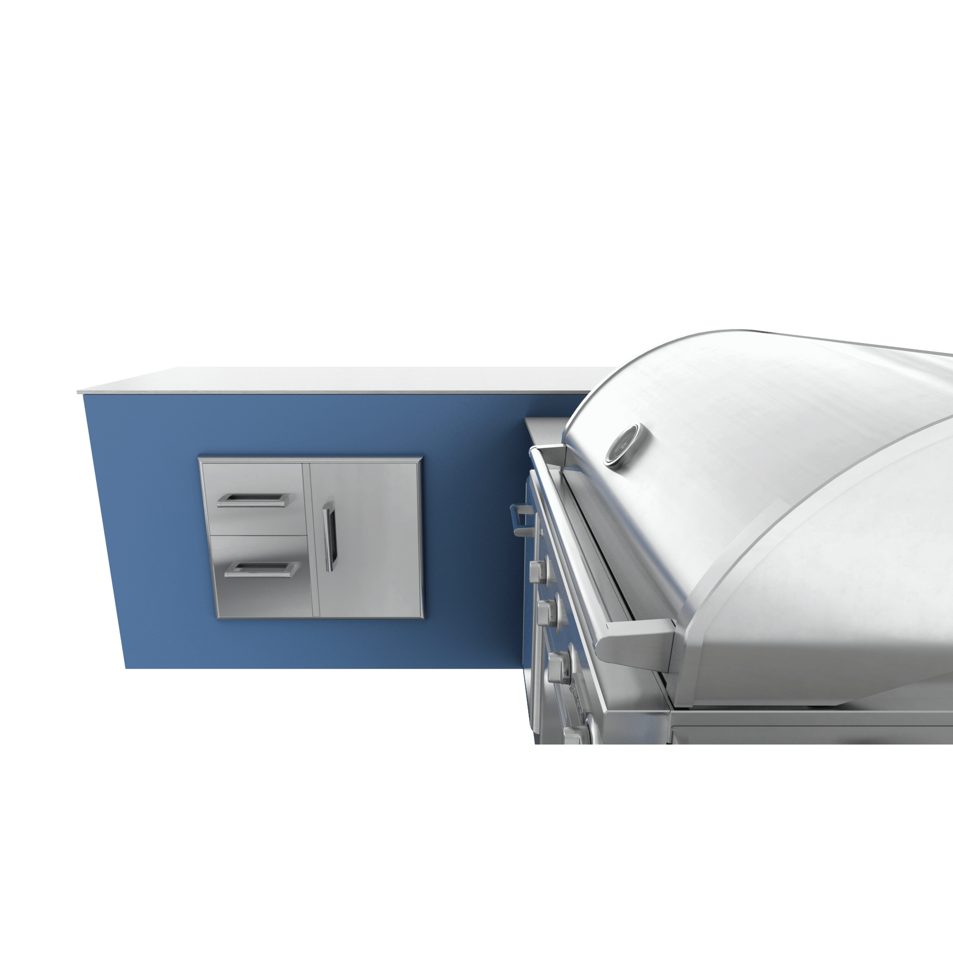 Navy Marine, Double Access Doors - Left, 36" Coyote C Series Grill - Liquid Propane, 36" Coyote C Series Grill - Natural Gas
