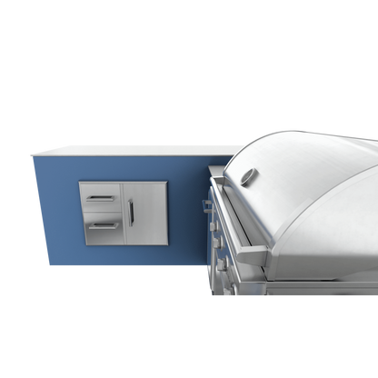 Navy Marine, Double Access Doors - Left, 36" Coyote C Series Grill - Liquid Propane, 36" Coyote C Series Grill - Natural Gas