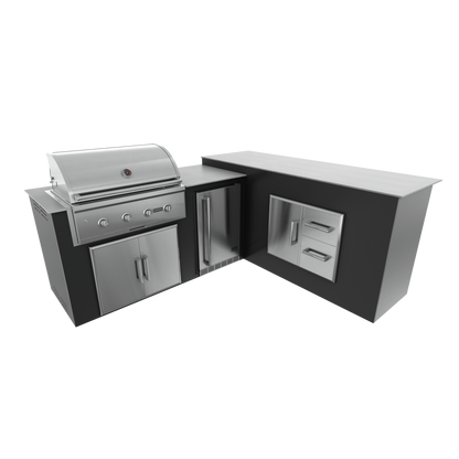 Pitch Black, Double Access Doors - Right, 36" Coyote C Series Grill - Liquid Propane, 36" Coyote C Series Grill - Natural Gas