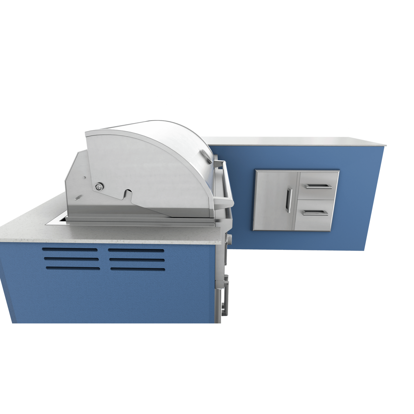 Navy Marine, Double Access Doors - Right, 36" Coyote C Series Grill - Liquid Propane, 36" Coyote C Series Grill - Natural Gas