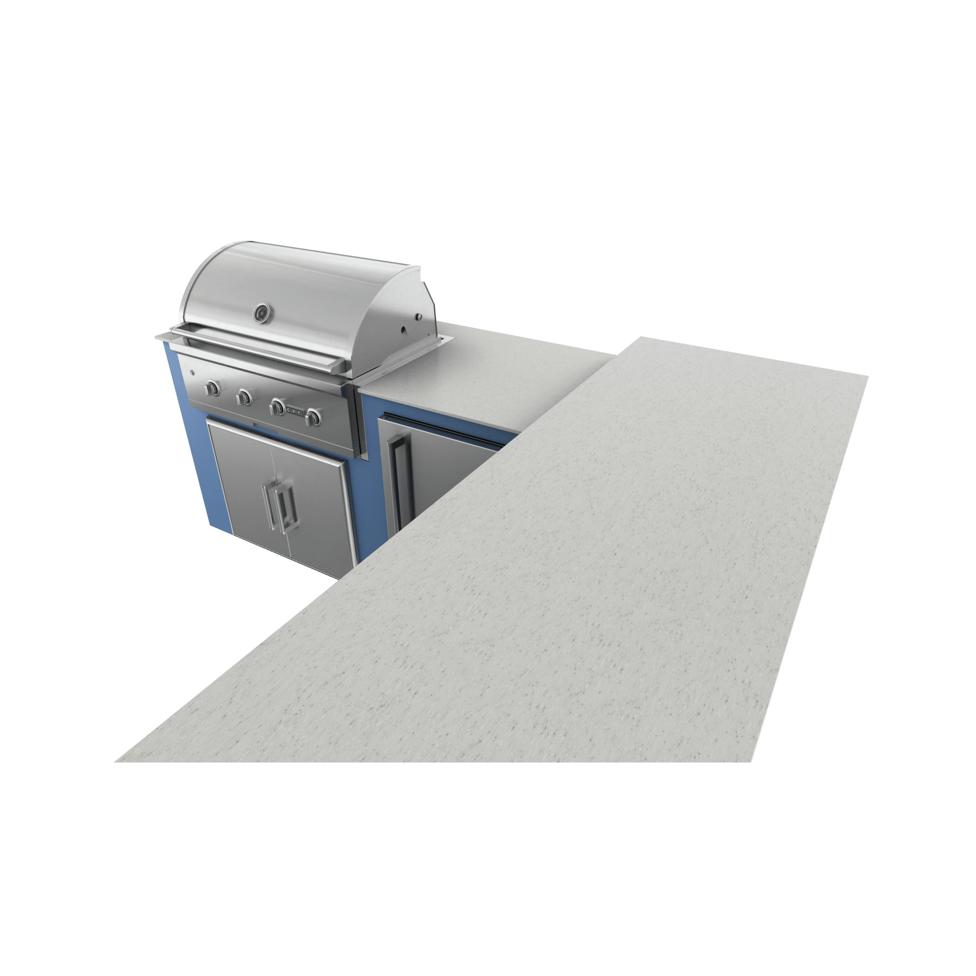 Navy Marine, Double Access Doors - Right, 36" Coyote C Series Grill - Liquid Propane, 36" Coyote C Series Grill - Natural Gas