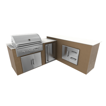 Rubbed Bronze, Double Access Doors - Right, 36" Coyote C Series Grill - Liquid Propane, 36" Coyote C Series Grill - Natural Gas