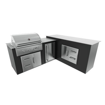 Pitch Black, Drawer Door Storage - Right, 36" Coyote C Series Grill - Liquid Propane, 36" Coyote C Series Grill - Natural Gas