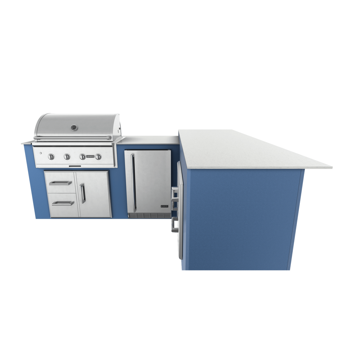 Navy Marine, Drawer Door Storage - Right, 36" Coyote C Series Grill - Liquid Propane, 36" Coyote C Series Grill - Natural Gas